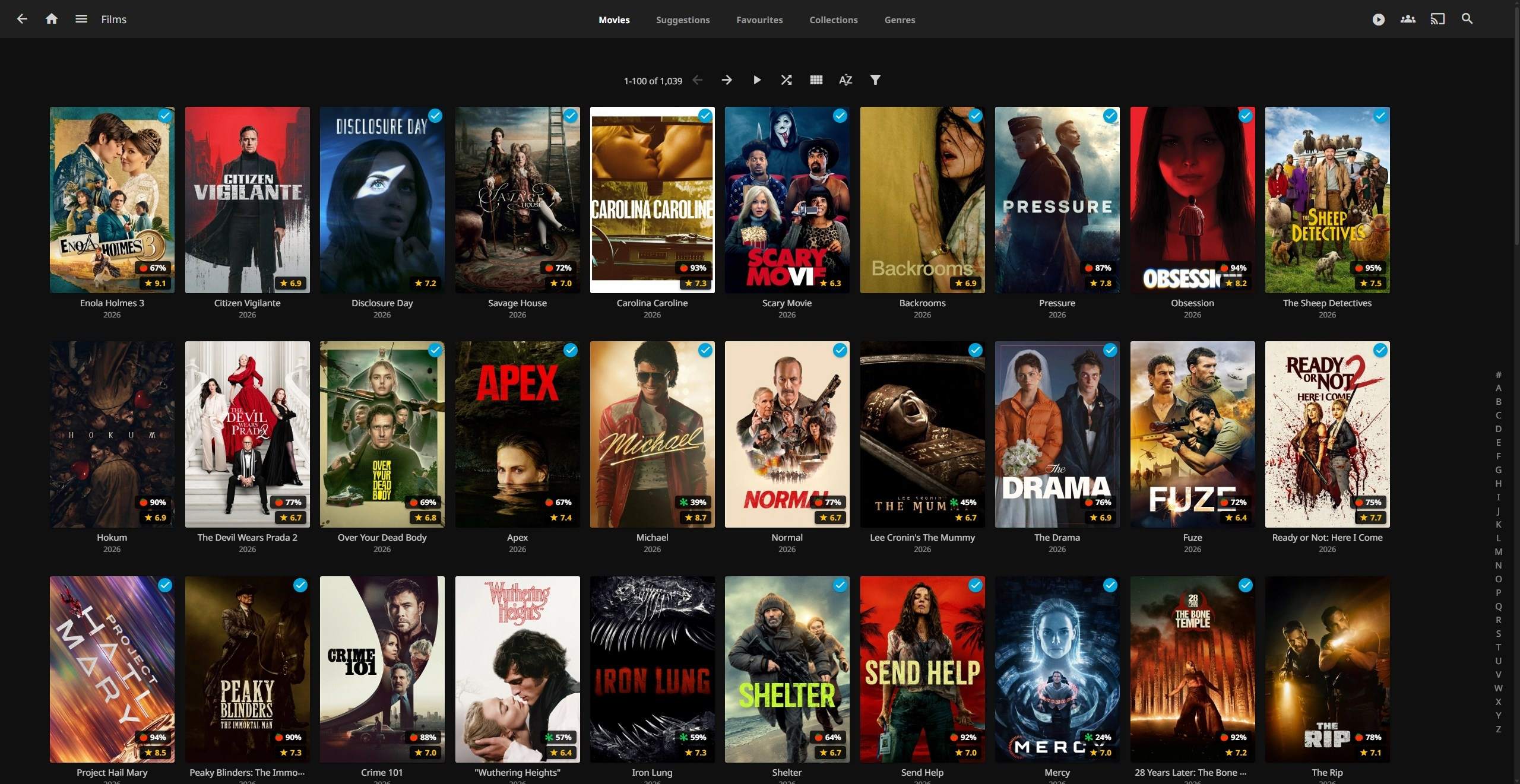 Jellyfin Movies Screenshot